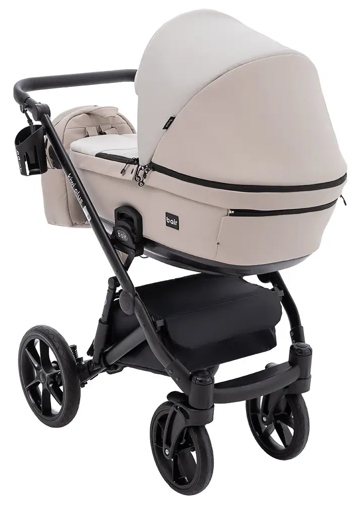 Коляска 2 в 1 Bair Kiwi Plus ECO BKP-32/33 бежевый/капучино